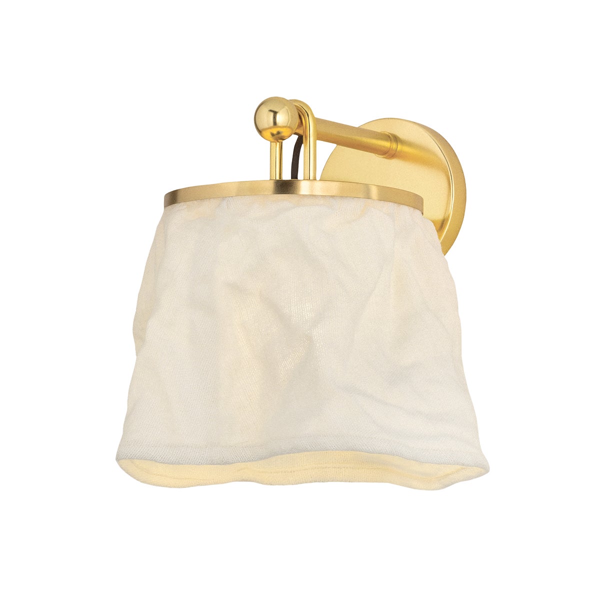 Mitzi by Hudson Valley Lighting Jalissa Wall Sconce in Aged Brass