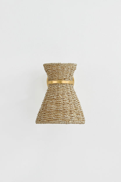 Mitzi by Hudson Valley Lighting Jamie Wall Sconce in Aged Brass, detail view 1