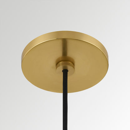 Mitzi by Hudson Valley Lighting Jamila Small Pendant in Aged Brass, detail view 1