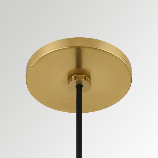 Mitzi by Hudson Valley Lighting Jamila Small Pendant in Aged Brass, detail view 1