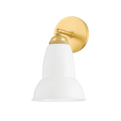 Mitzi by Hudson Valley Lighting Jamila Wall Sconce in Aged Brass