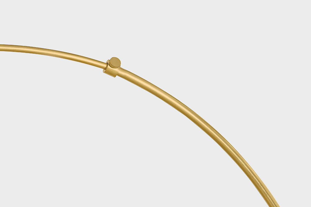 Mitzi by Hudson Valley Lighting Janie Floor Lamp in Aged Brass / True Bronze, detail view 5