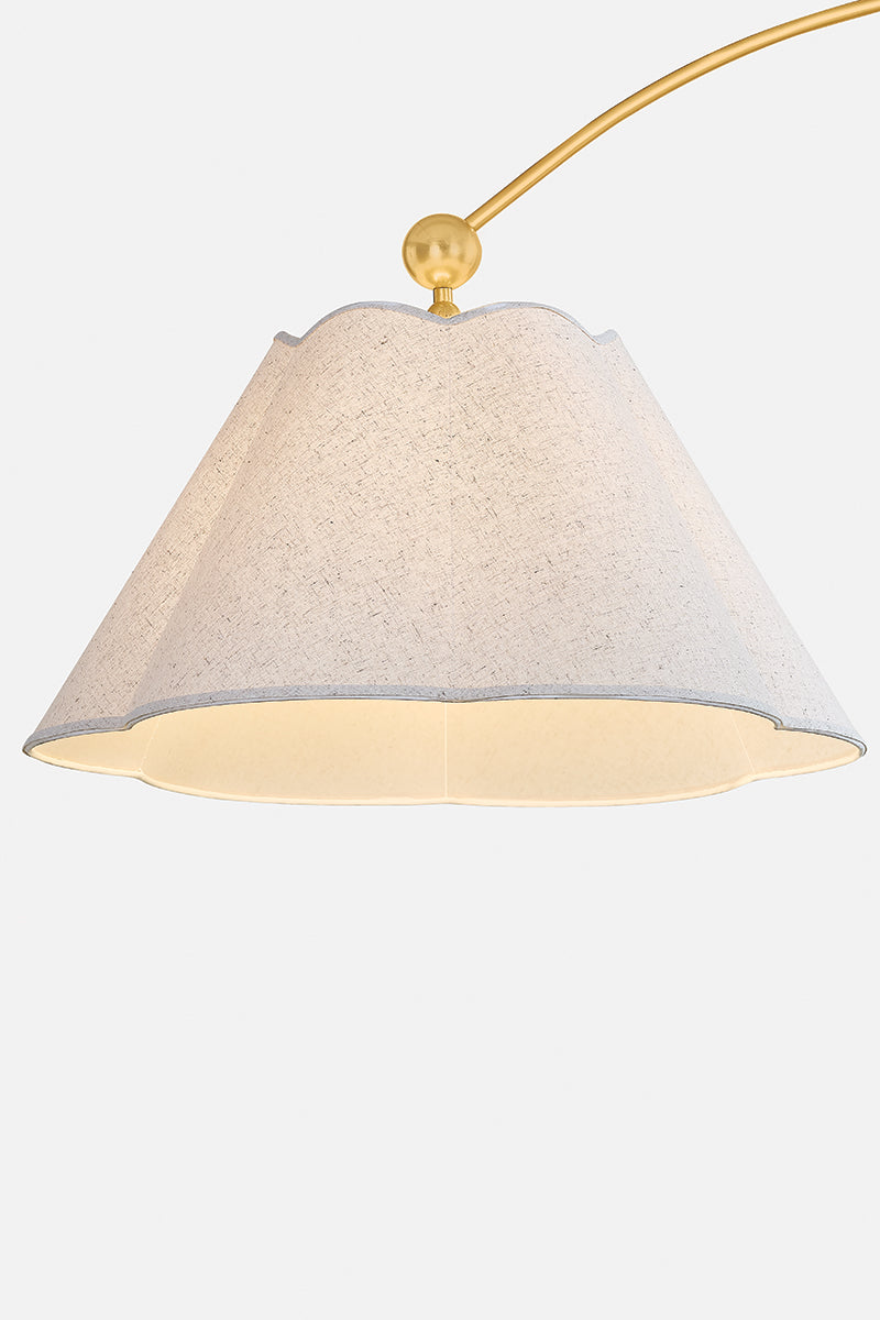 Mitzi by Hudson Valley Lighting Janie Floor Lamp in Aged Brass / True Bronze, detail view 6