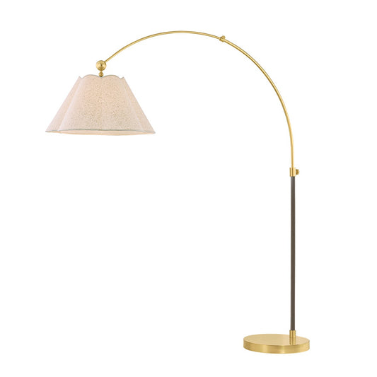 Mitzi by Hudson Valley Lighting Janie Floor Lamp in Aged Brass / True Bronze