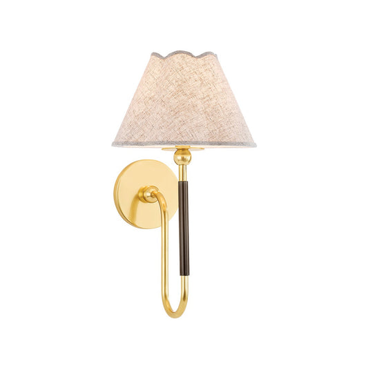 Mitzi by Hudson Valley Lighting Janie Wall Sconce in Aged Brass / True Bronze