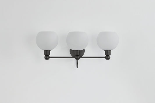 Mitzi by Hudson Valley Lighting Jerica 3-Light Vanity Light in Old Bronze, detail view 1