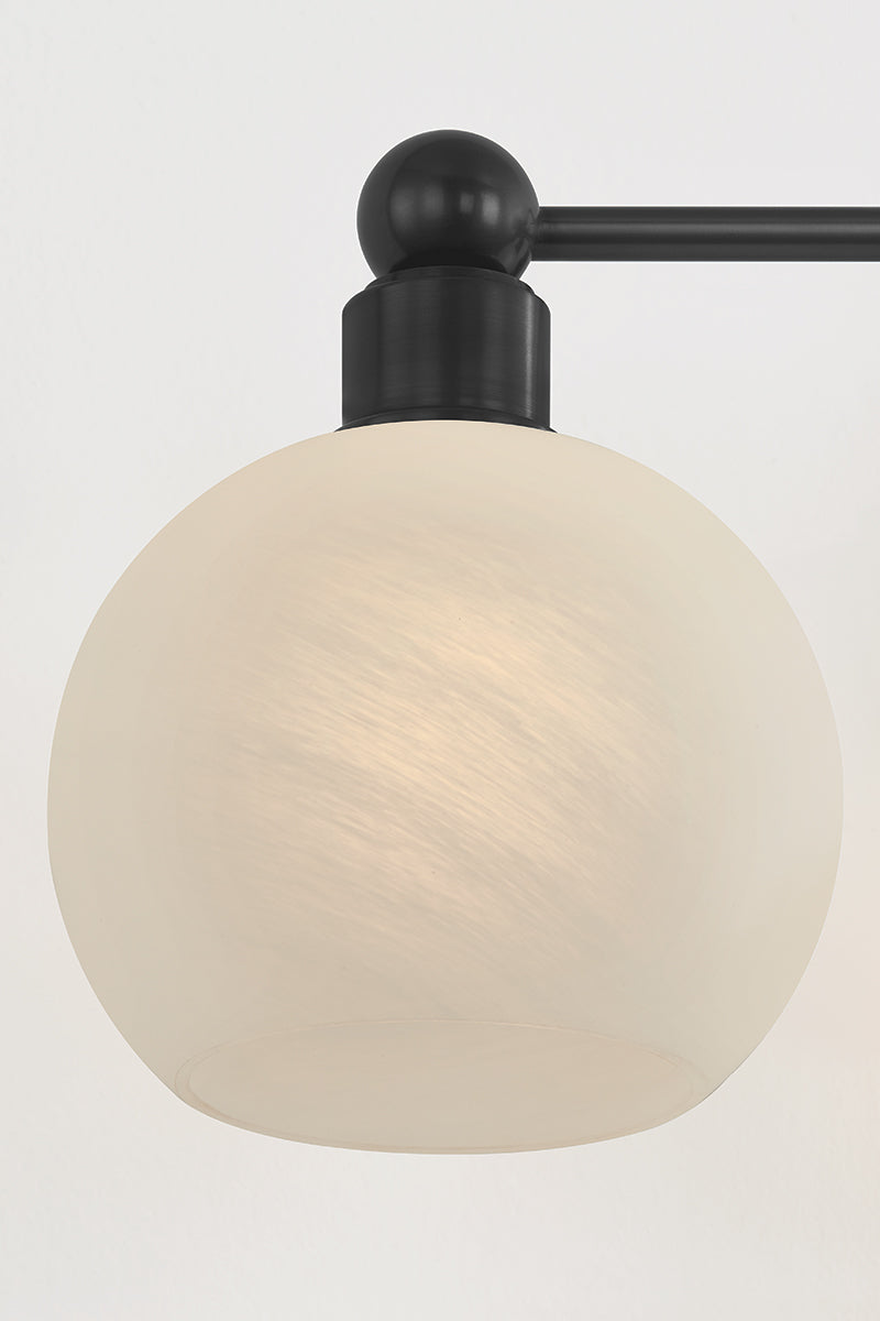 Mitzi by Hudson Valley Lighting Jerica 3-Light Vanity Light in Old Bronze, detail view 12