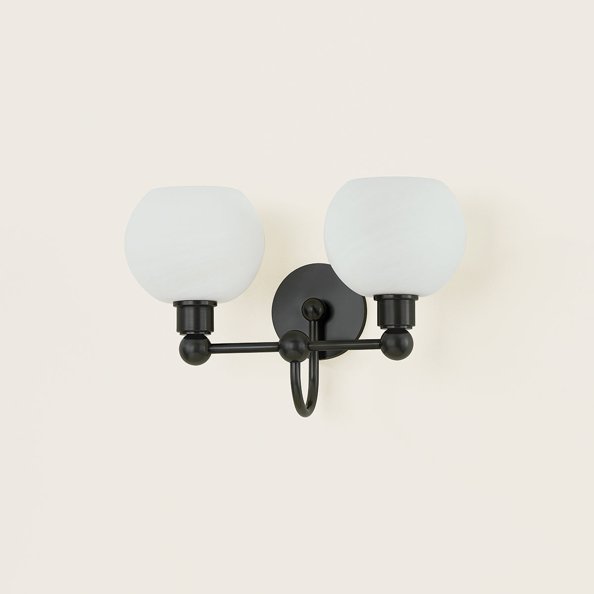 Mitzi by Hudson Valley Lighting Jerica 2-Light Vanity Light in Old Bronze, detail view 3
