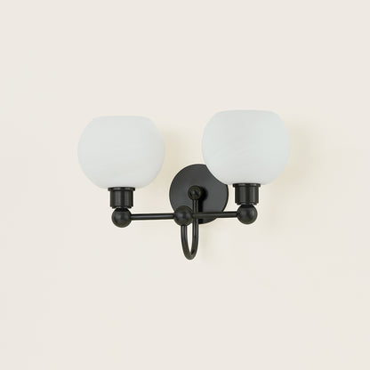 Mitzi by Hudson Valley Lighting Jerica 2-Light Vanity Light in Old Bronze, detail view 3