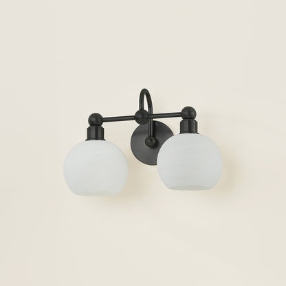 Mitzi by Hudson Valley Lighting Jerica 2-Light Vanity Light in Old Bronze, detail view 4
