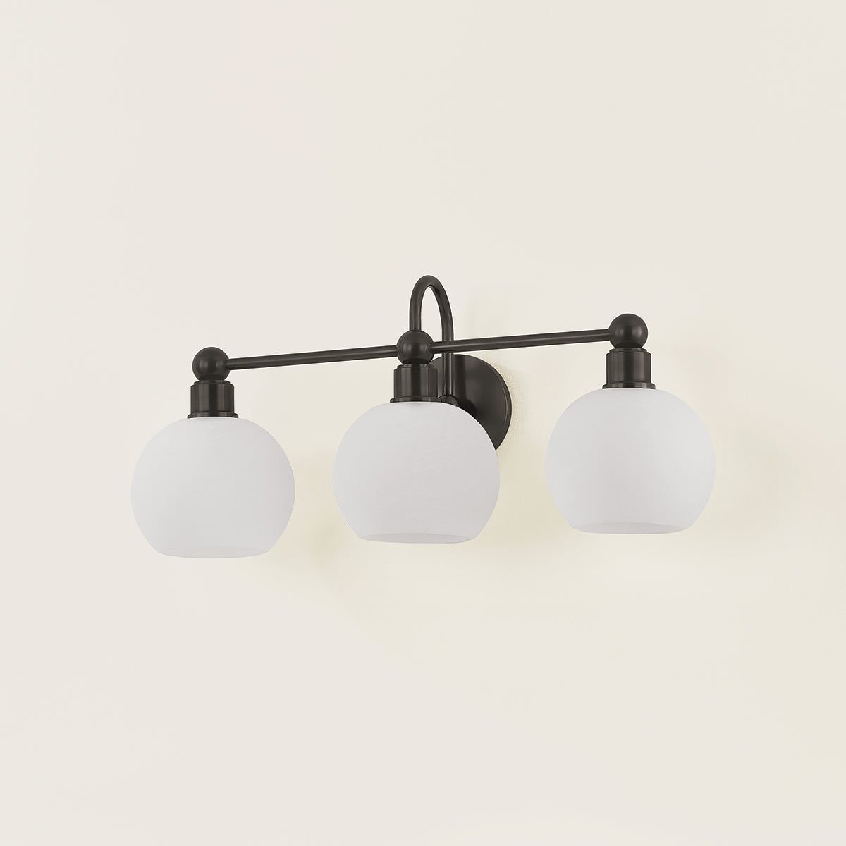 Mitzi by Hudson Valley Lighting Jerica 3-Light Vanity Light in Old Bronze, detail view 4