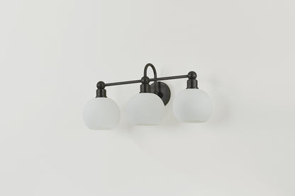Mitzi by Hudson Valley Lighting Jerica 3-Light Vanity Light in Old Bronze, detail view 6
