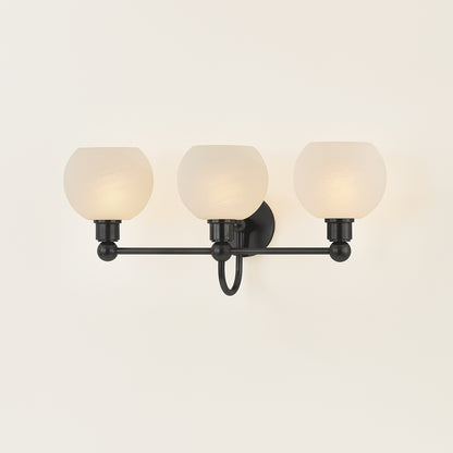 Mitzi by Hudson Valley Lighting Jerica 3-Light Vanity Light in Old Bronze, detail view 8