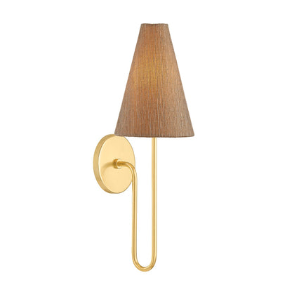 Mitzi by Hudson Valley Lighting Jessel Wall Sconce in Aged Brass