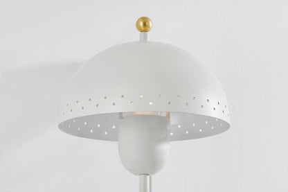 Mitzi by Hudson Valley Lighting Jojo Wall Sconce in Aged Brass / Soft White, detail view 2