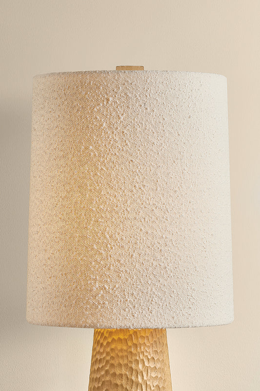 Mitzi by Hudson Valley Lighting Jones Table Lamp in Aged Brass, detail view 1