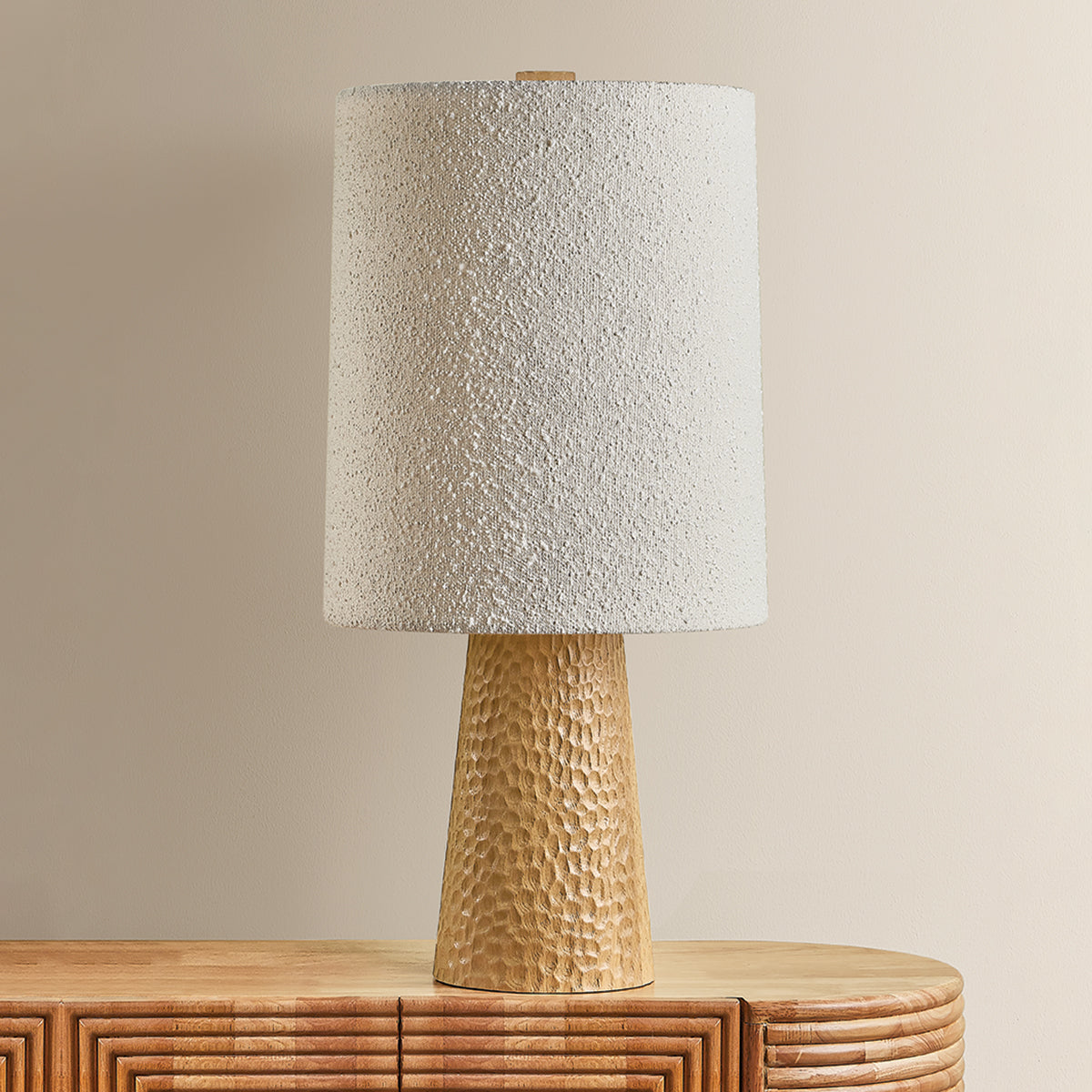 Mitzi by Hudson Valley Lighting Jones Table Lamp in Aged Brass, detail view 2