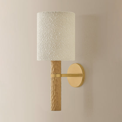 Mitzi by Hudson Valley Lighting Jones Wall Sconce in Aged Brass, detail view 2