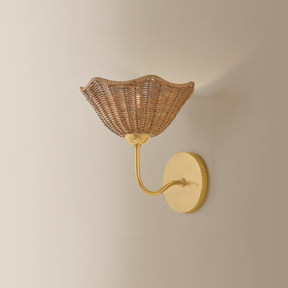 Mitzi by Hudson Valley Lighting Kehlani Wall Sconce in Aged Brass, detail view 4