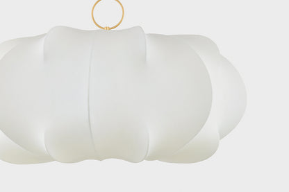 Mitzi by Hudson Valley Lighting Keilah Large Pendant in Aged Brass, detail view 5