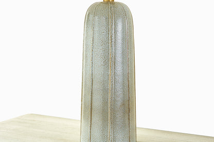Mitzi by Hudson Valley Lighting Kel Table Lamp in Aged Brass / Ceramic Reactive Ash, detail view 1