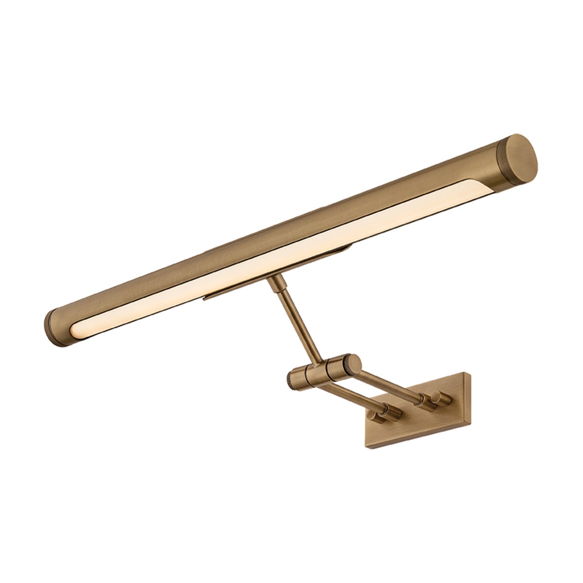 Mitzi by Hudson Valley Lighting Kenya Small Picture Light in Patina Brass