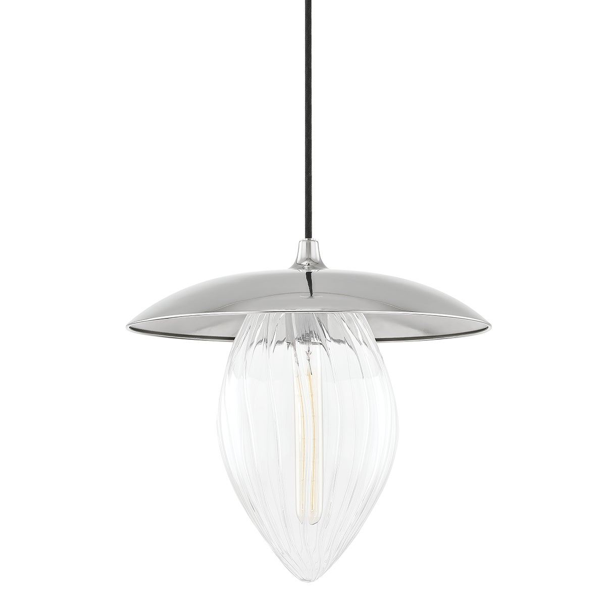 Mitzi by Hudson Valley Lighting Lana Large Pendant in Polished Nickel