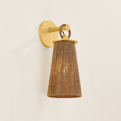 Mitzi by Hudson Valley Lighting Lauz Wall Sconce in Aged Brass, detail view 4