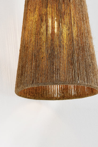 Mitzi by Hudson Valley Lighting Lauz Wall Sconce in Aged Brass, detail view 6