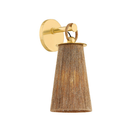 Mitzi by Hudson Valley Lighting Lauz Wall Sconce in Aged Brass