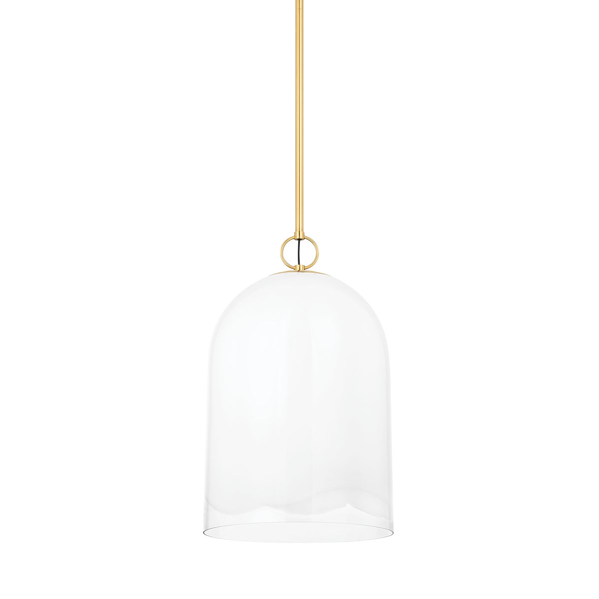 Mitzi by Hudson Valley Lighting Lennon Large Pendant in Aged Brass