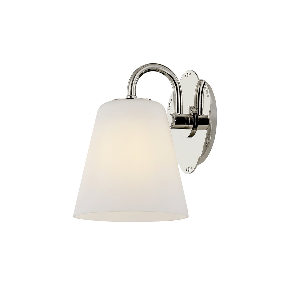 Mitzi by Hudson Valley Lighting Leonella 1-Light Vanity Light in Polished Nickel