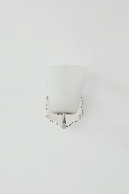 Mitzi by Hudson Valley Lighting Leonella 1-Light Vanity Light in Polished Nickel, detail view 1
