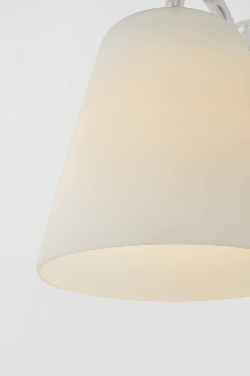 Mitzi by Hudson Valley Lighting Leonella 1-Light Vanity Light in Polished Nickel, detail view 12