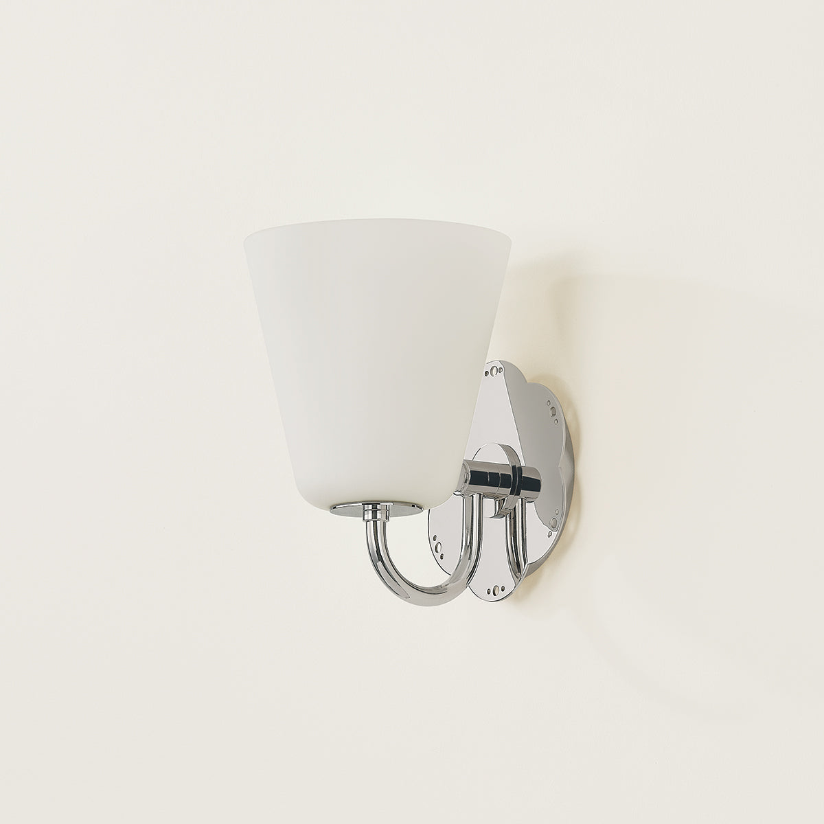 Mitzi by Hudson Valley Lighting Leonella 1-Light Vanity Light in Polished Nickel, detail view 3
