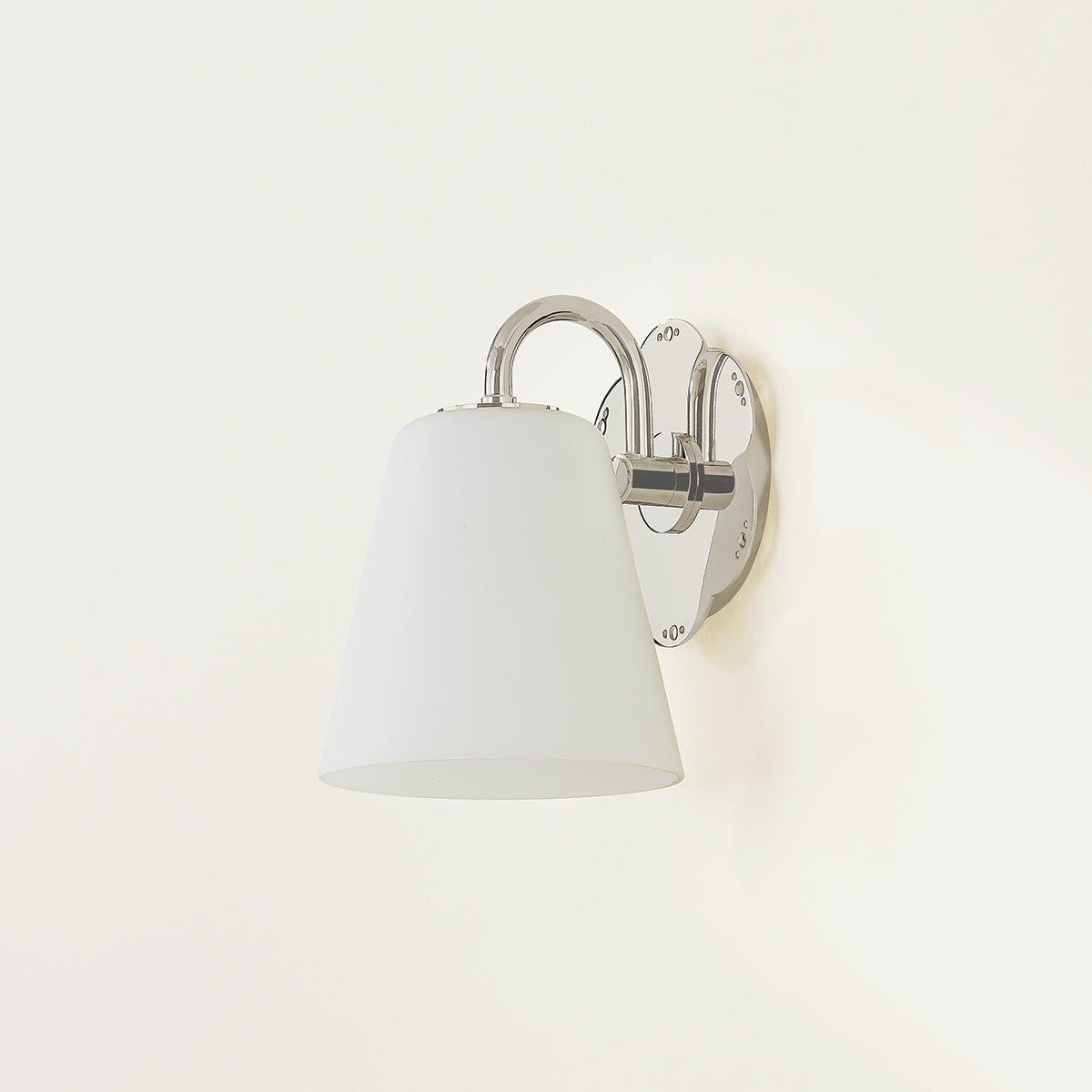 Mitzi by Hudson Valley Lighting Leonella 1-Light Vanity Light in Polished Nickel, detail view 4