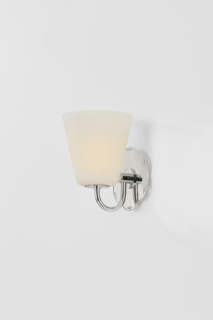 Mitzi by Hudson Valley Lighting Leonella 1-Light Vanity Light in Polished Nickel, detail view 5