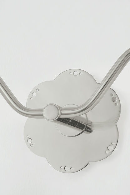 Mitzi by Hudson Valley Lighting Leonella 2-Light Vanity Light in Polished Nickel, detail view 6