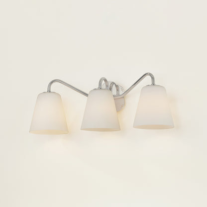 Mitzi by Hudson Valley Lighting Leonella 3-Light Vanity Light in Polished Nickel, detail view 8