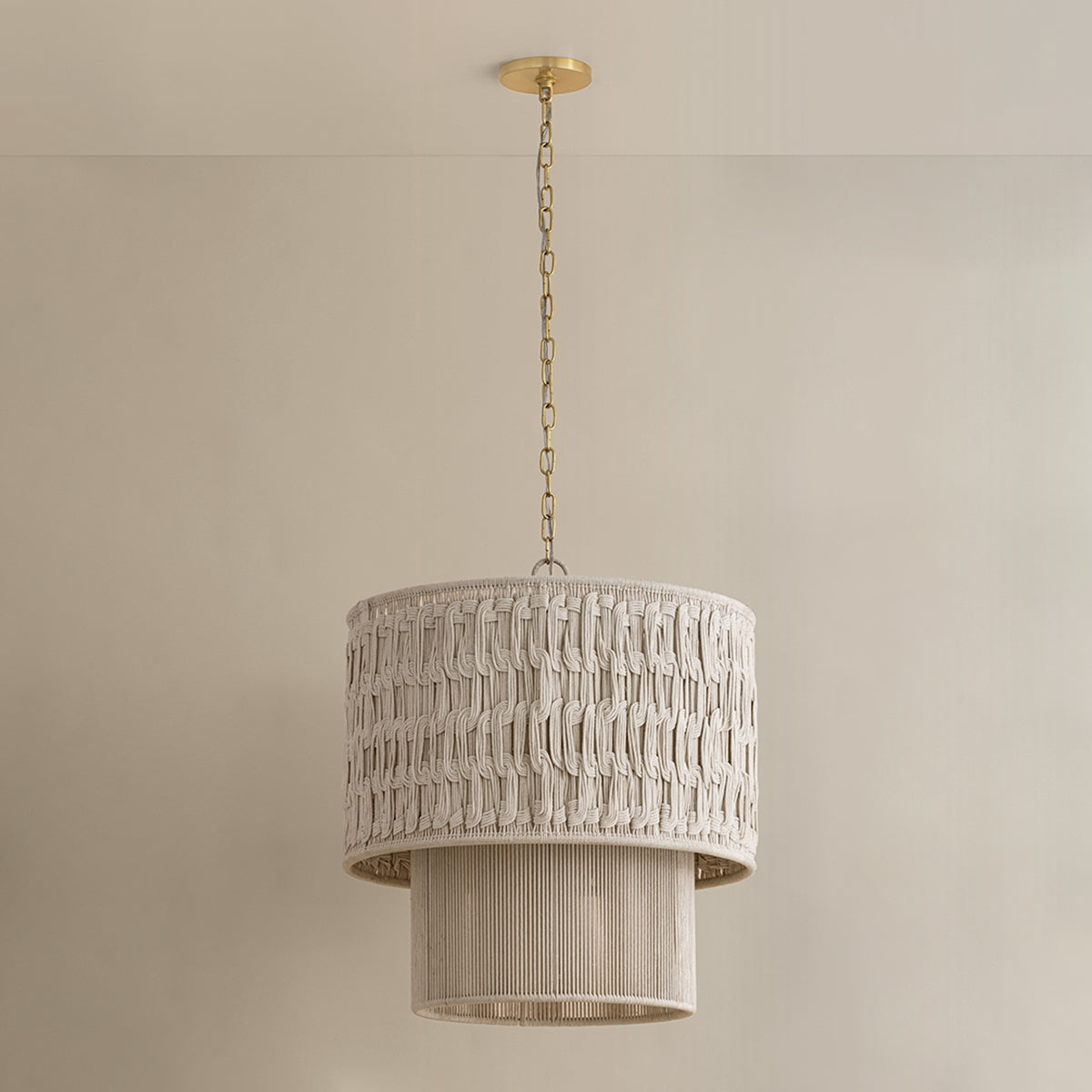 Mitzi by Hudson Valley Lighting Lisbeta Chandelier in Aged Brass, detail view 10