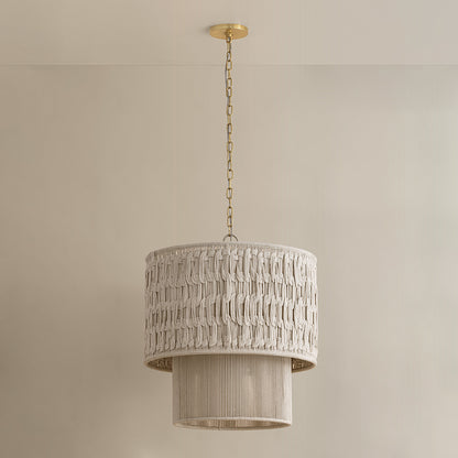 Mitzi by Hudson Valley Lighting Lisbeta Chandelier in Aged Brass, detail view 10