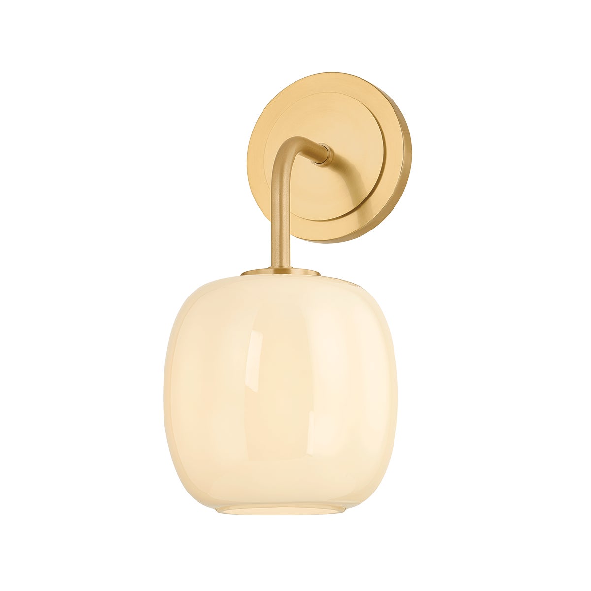 Mitzi by Hudson Valley Lighting Lisette Wall Sconce in Aged Brass