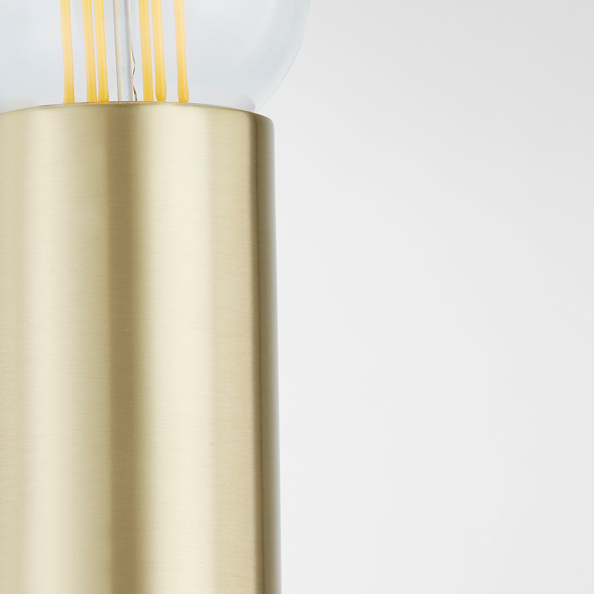 Mitzi by Hudson Valley Lighting Lolly 2-Light Wall Sconce in Aged Brass, detail view 2