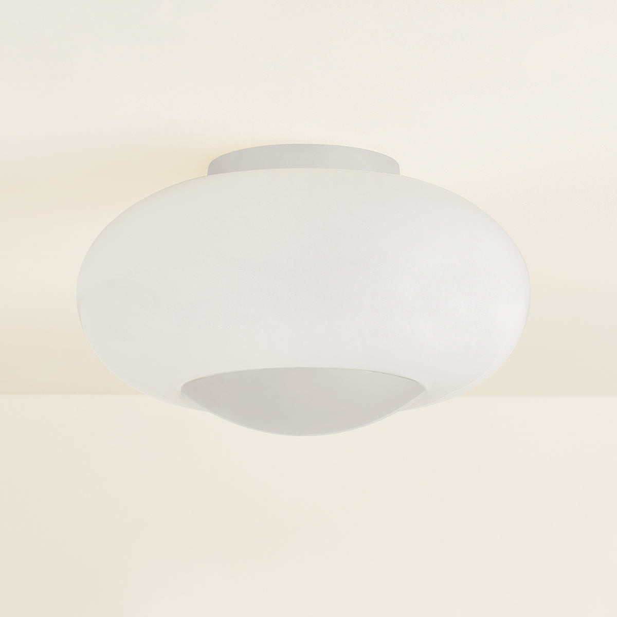 Mitzi by Hudson Valley Lighting Lottie Flush Mount in Polished Nickel, detail view 2