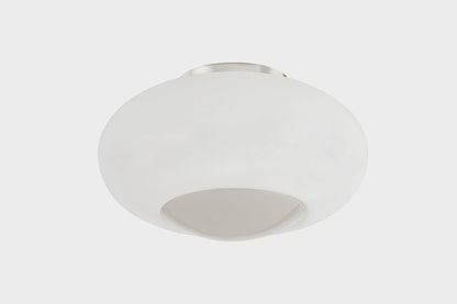 Mitzi by Hudson Valley Lighting Lottie Flush Mount in Polished Nickel, detail view 3