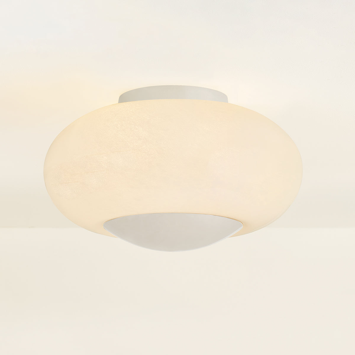 Mitzi by Hudson Valley Lighting Lottie Flush Mount in Polished Nickel, detail view 4
