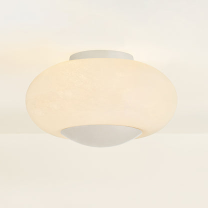 Mitzi by Hudson Valley Lighting Lottie Flush Mount in Polished Nickel, detail view 4