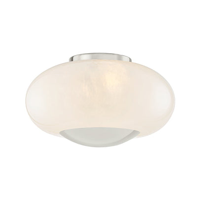 Mitzi by Hudson Valley Lighting Lottie Flush Mount in Polished Nickel