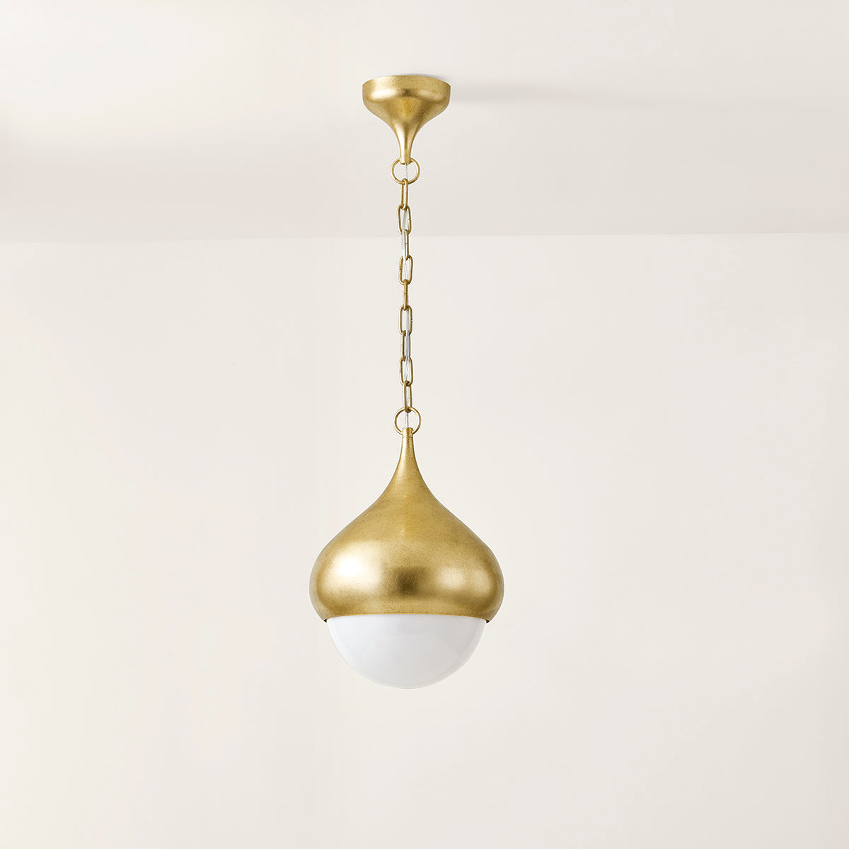 Mitzi by Hudson Valley Lighting Luciel Pendant in Vintage Gold Leaf, detail view 2