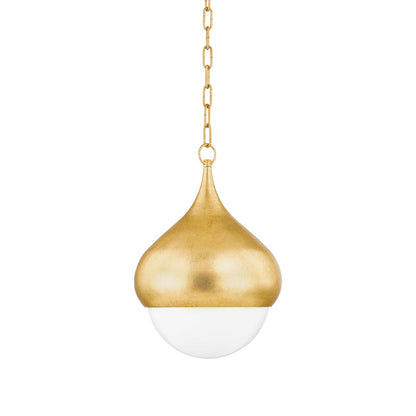 Mitzi by Hudson Valley Lighting Luciel Pendant in Vintage Gold Leaf